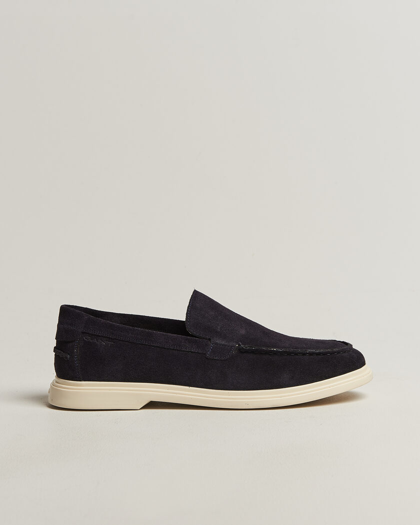 GANT Boery Suede Loafer Marine – Blue