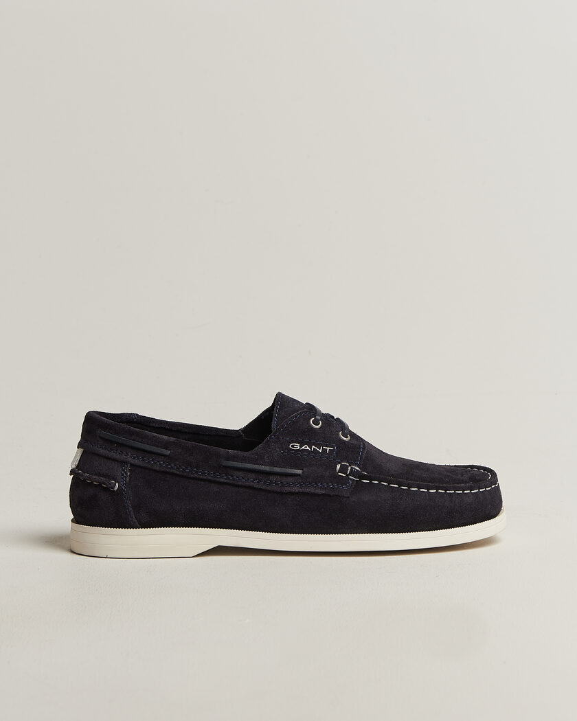 Gant Yardport Suede Boat Shoe Marine – Blue