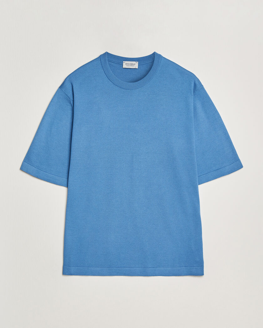 BEAMS PLUS Short Sleeve Cut Off Sweat Navy at CareOfCarl.com