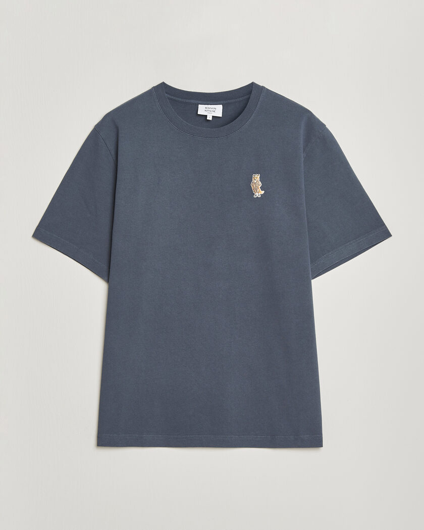 Maison Kitsuné Fox Head T-Shirt Navy at CareOfCarl.com