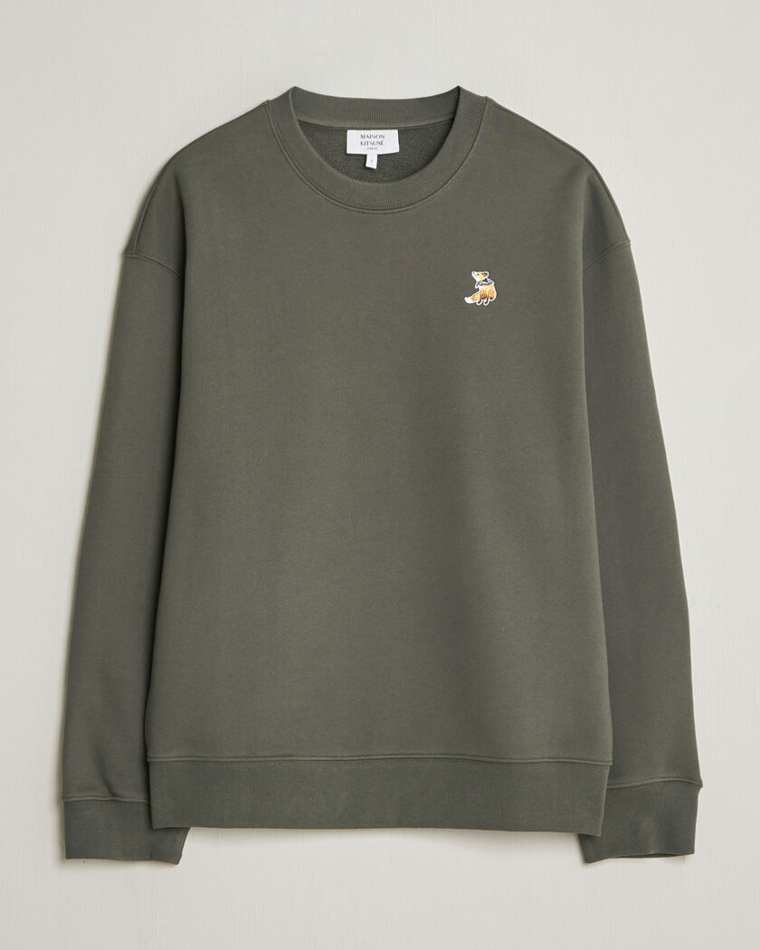 Sunspel Loopback Sweatshirt Dark Brown at CareOfCarl.com
