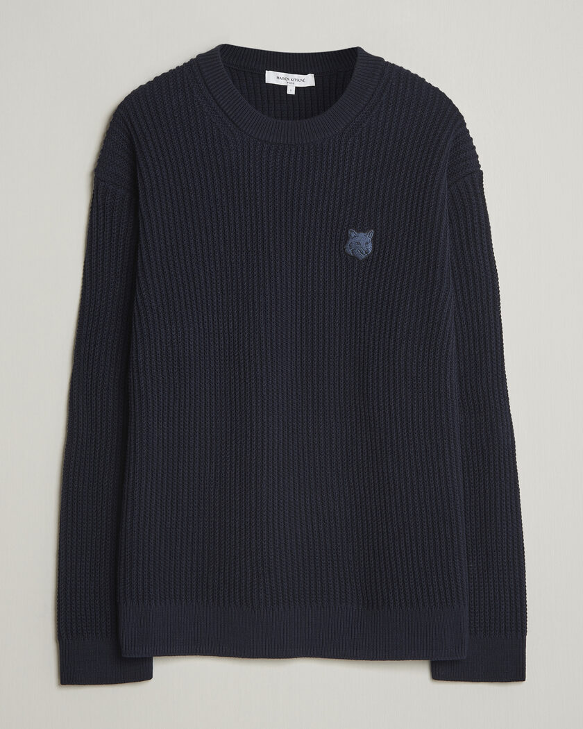 Stone Island Knitted Lambwool Sweater Melange Grey at CareOfCarl.com