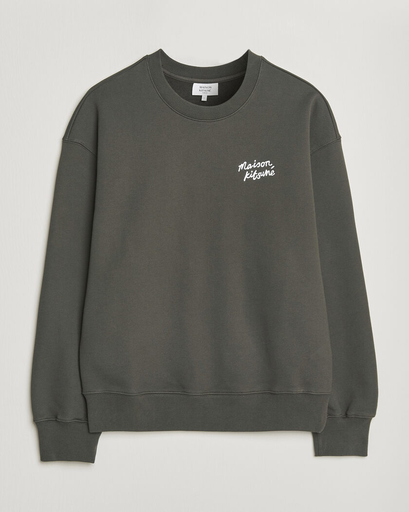 Maison Kitsuné Parisien Sweatshirt Latte at CareOfCarl.com