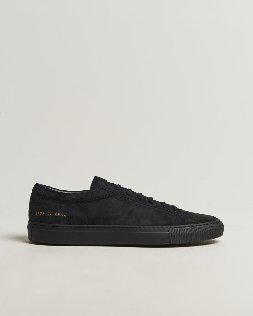 Common Projects Original Achilles Suede Sneaker Off Black – Black