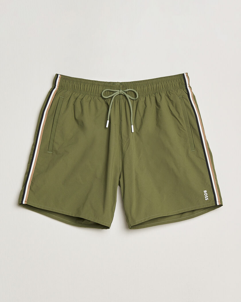 Les Deux Stan Seersucker Swim Shorts Bungee Cord at CareOfCarl.com