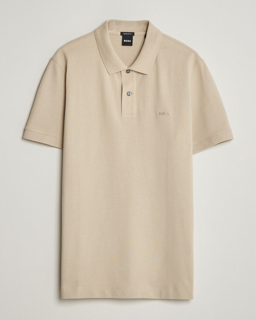 Stenströms Linen Polo Shirt Beige at CareOfCarl.com
