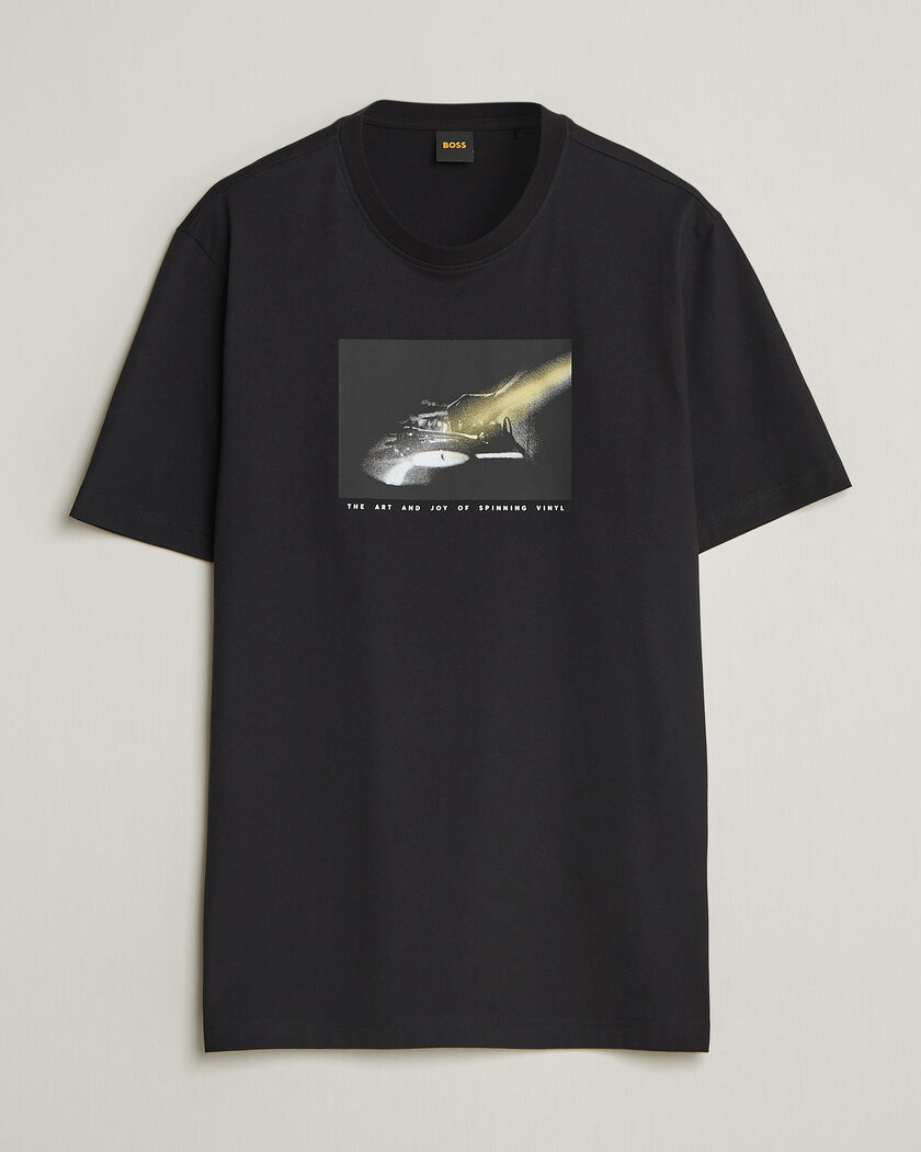Zimmerli of Switzerland Mercerized Cotton Crew Neck T-Shirt Black