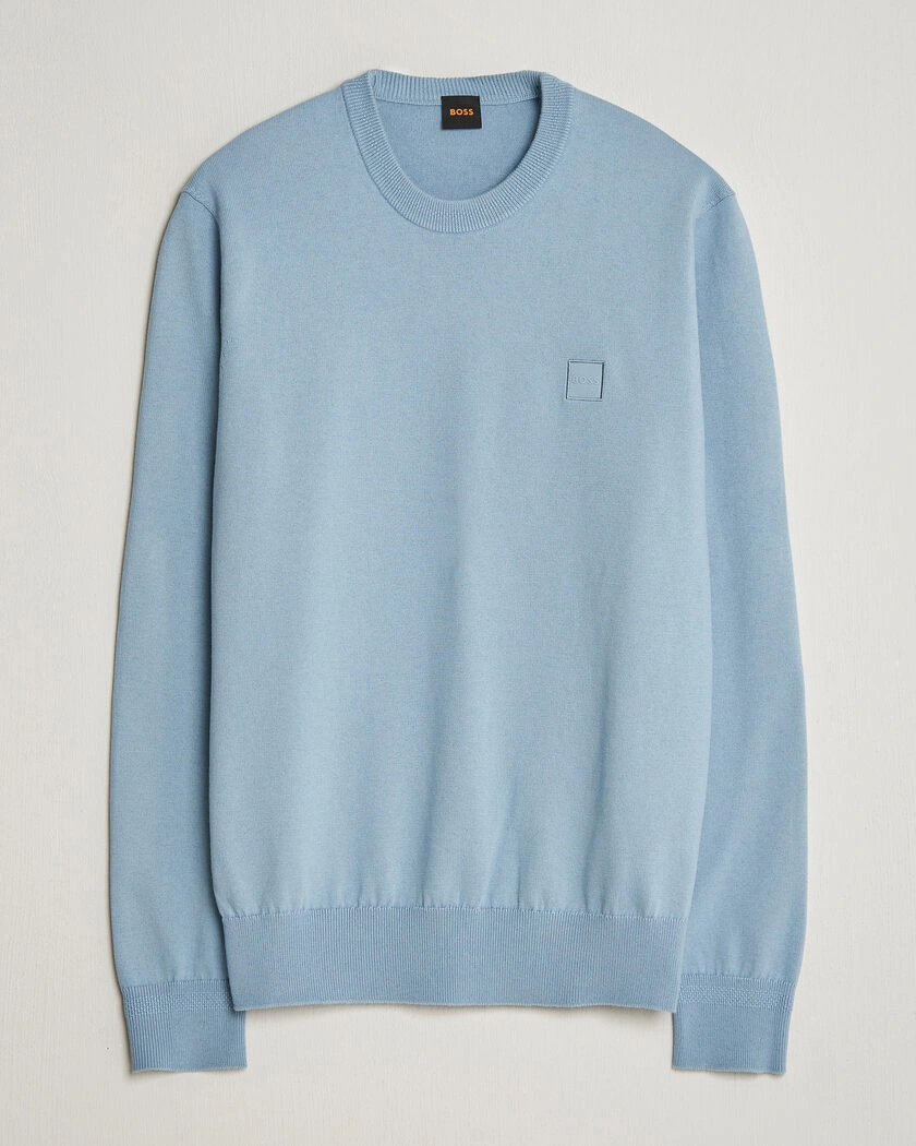 BOSS ORANGE Kanovano Knitted Sweater Light Blue – Blue