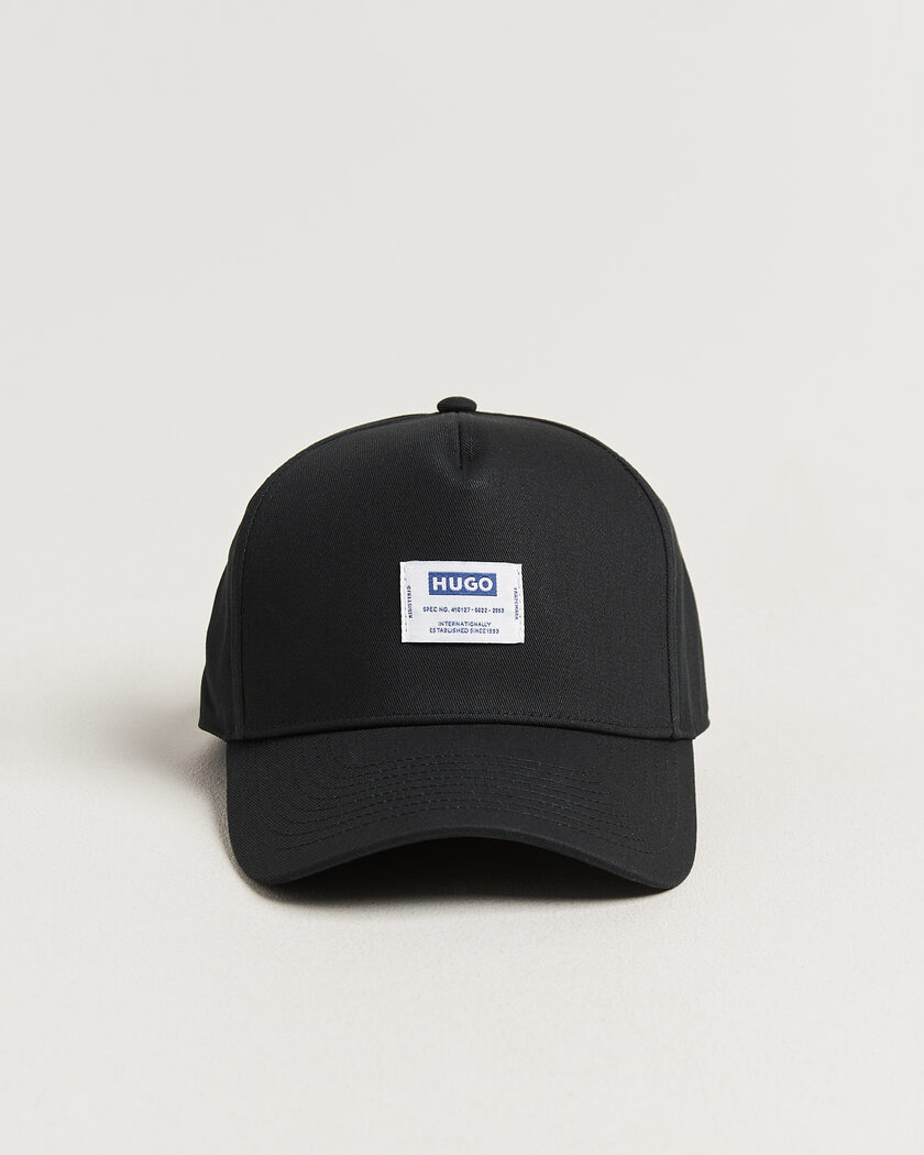 HUGO Merk Logo Cap Black – Black