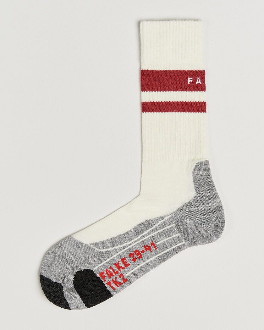 Falke Sport TK2 Explore Trekking Socks White/Red – Multi-colour