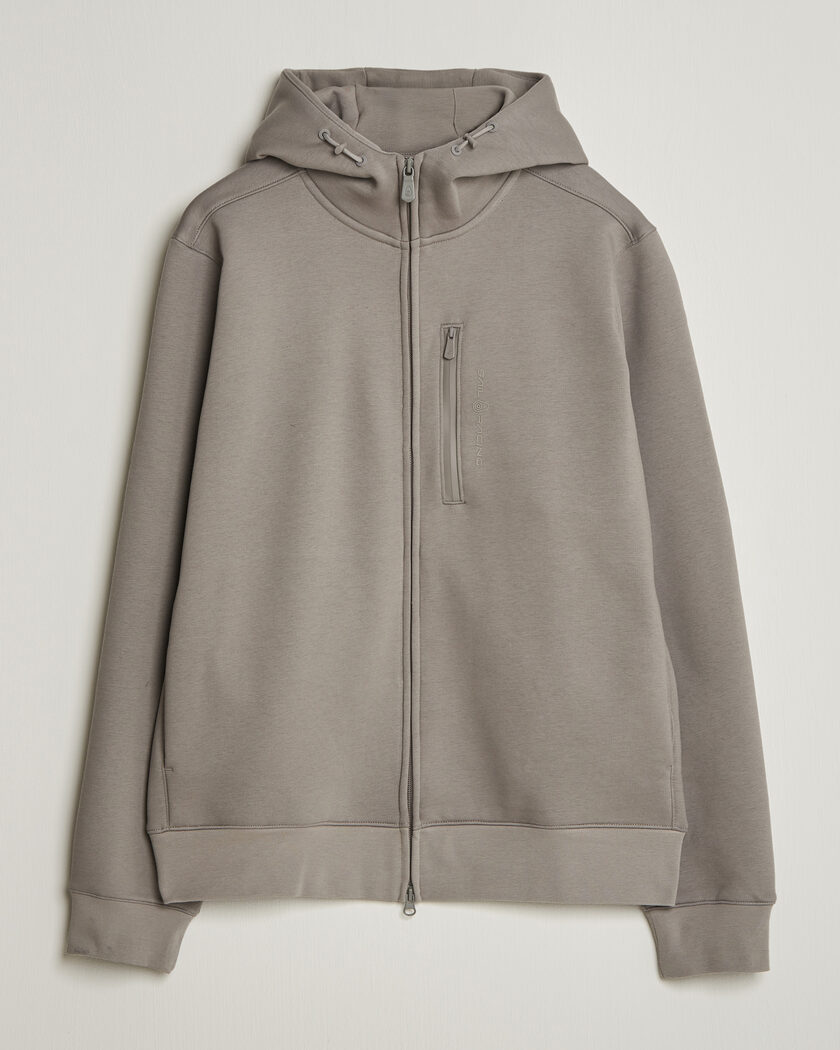 Sail Racing Bowman Monochrome Full Zip Hoodie Oyster – Grey