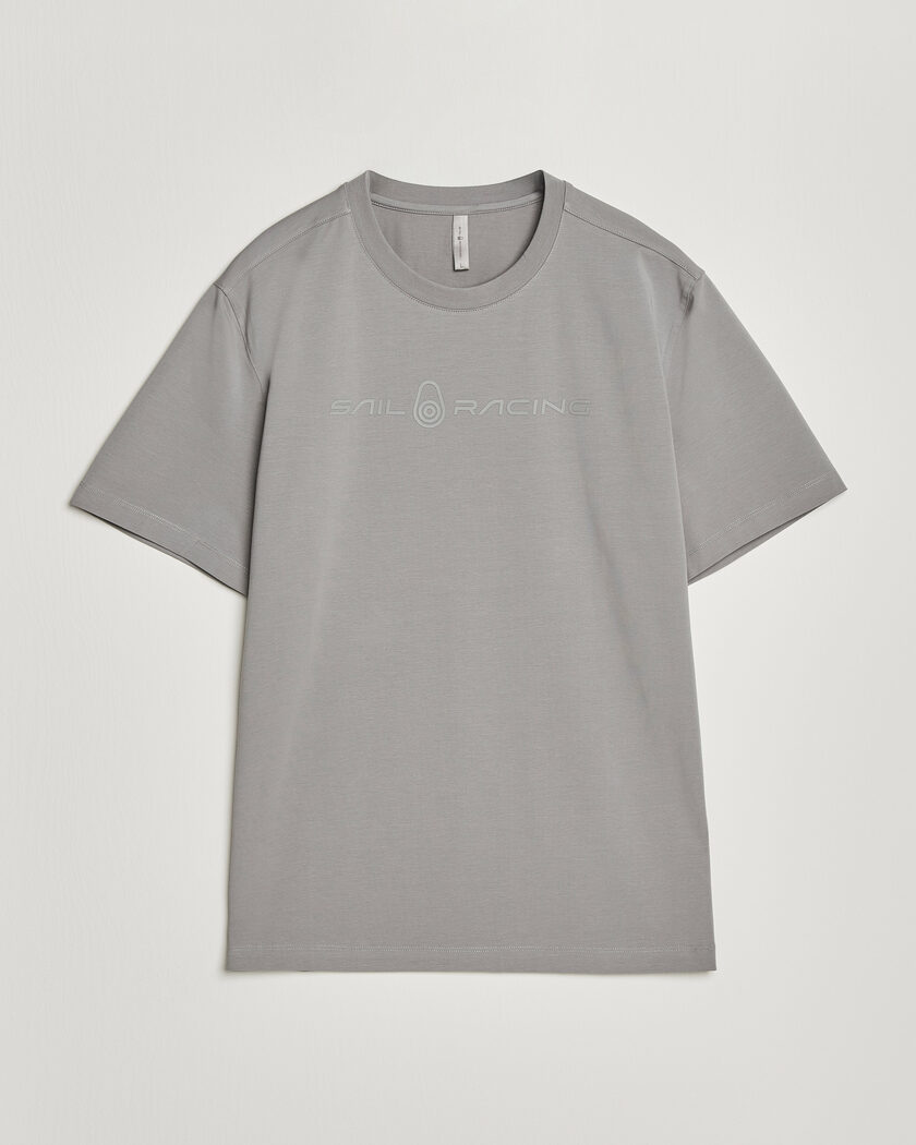 THOM BROWNE 半袖 Tシャツ　イタリア製　2. グレー Thom Browne Textured Pique 4 Bar T-Shirt Pale Grey at CareOfCarl.com