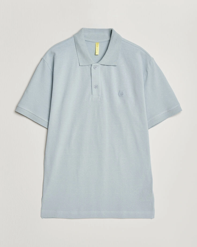 Sail Racing Tornado Cotton/Linen Pique Polo Ice Melt – Blue