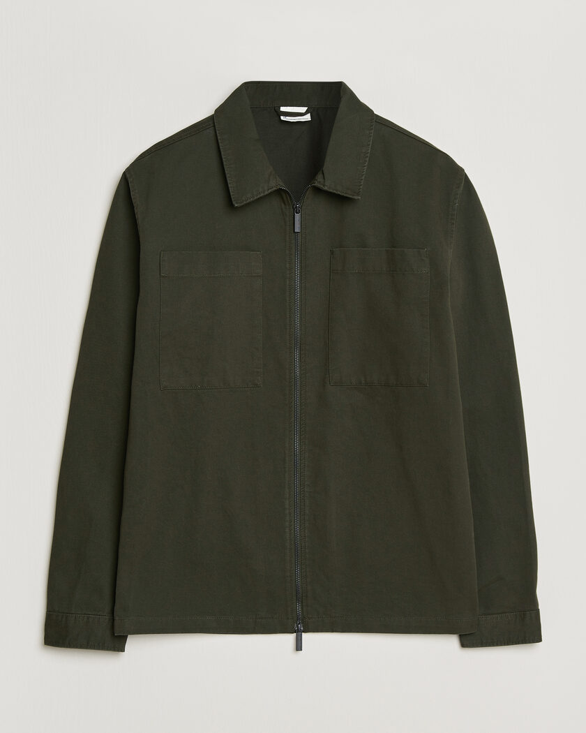 Polo Ralph Lauren Corduroy Full Zip Overshirt Black at CareOfCarl.com