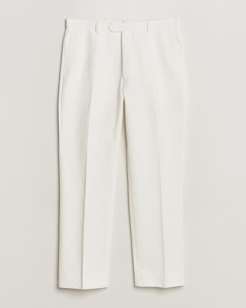 Oscar Jacobson Dell Cotton Trousers White – White
