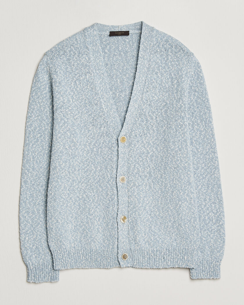 Zanone Mouline Cardigan Sky Blue – Blue