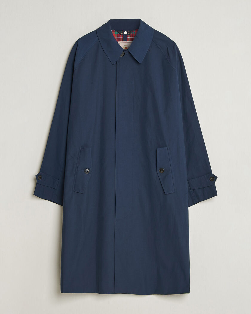 C.P. Company Twill Garment Dyed Lined Coat Navy at CareOfCarl.com