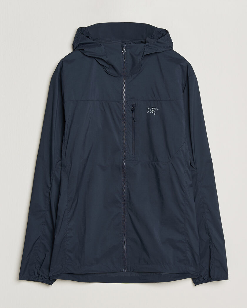 Arc'teryx Squamish Lightweight Hooded Jacket Black Sapphire – Blue