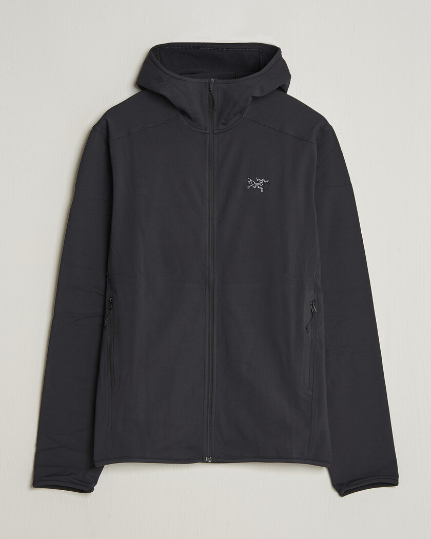 Arc'teryx Kyanite Lightweight Full Zip Hoodie Black – Black