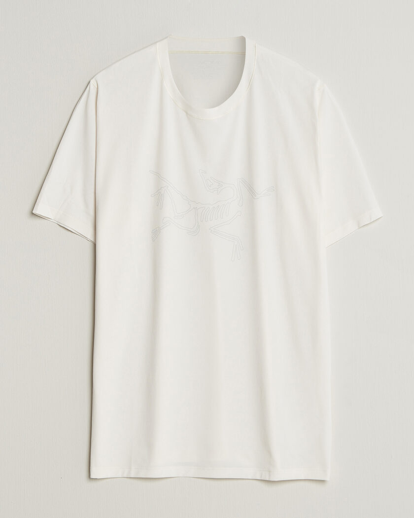Arc'teryx Cormac Bird Logo Crew Neck T-Shirt Arctic Silk – White