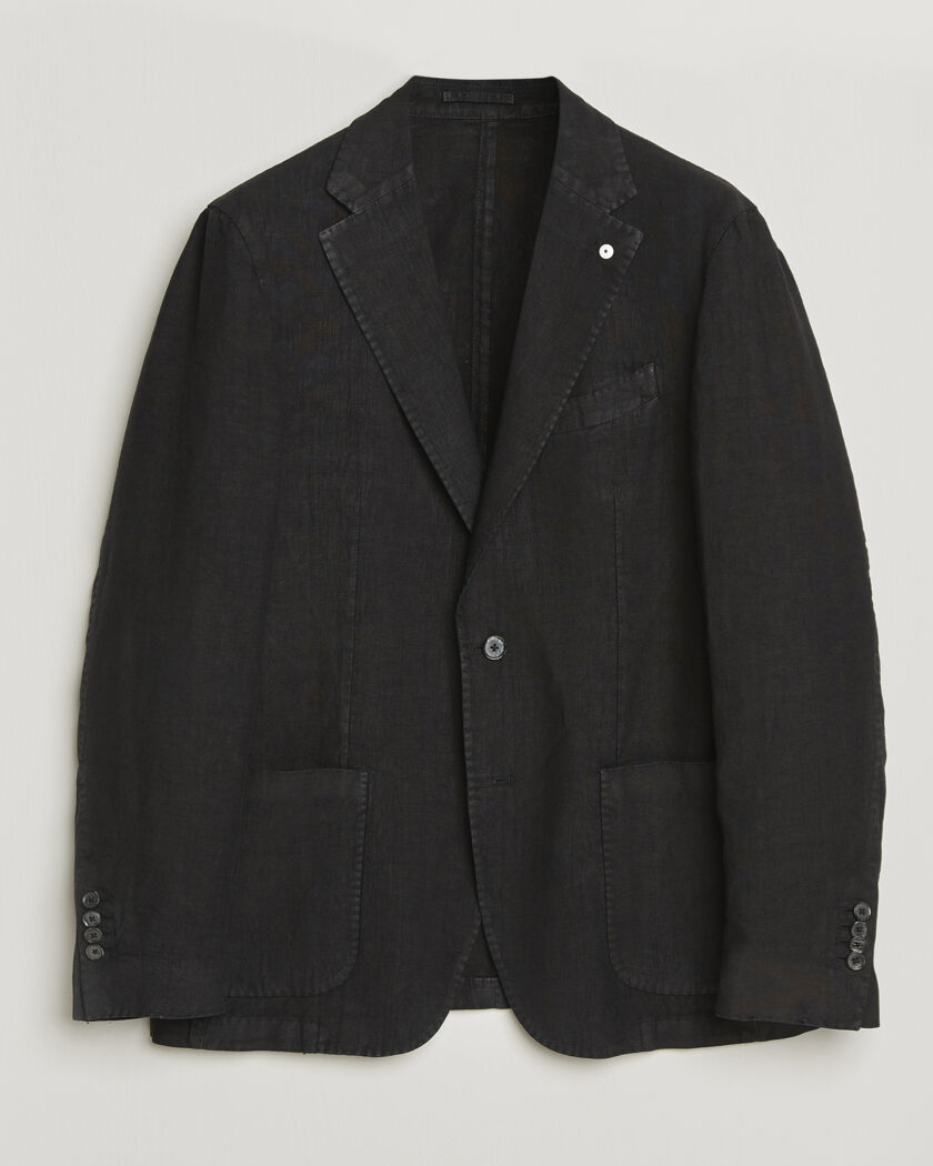 Boglioli K Jacket Linen Blazer Sage Green at CareOfCarl.com