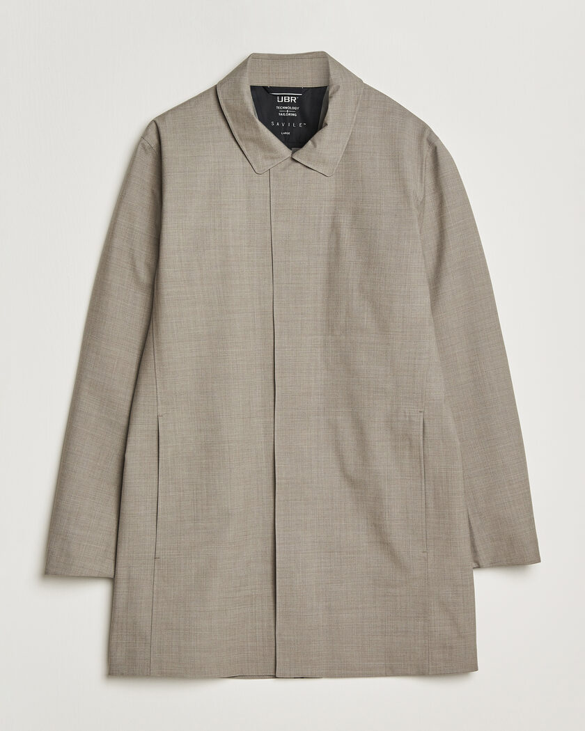 BOSS BLACK Hyde Wool Bib Coat Medium Grey at CareOfCarl.com