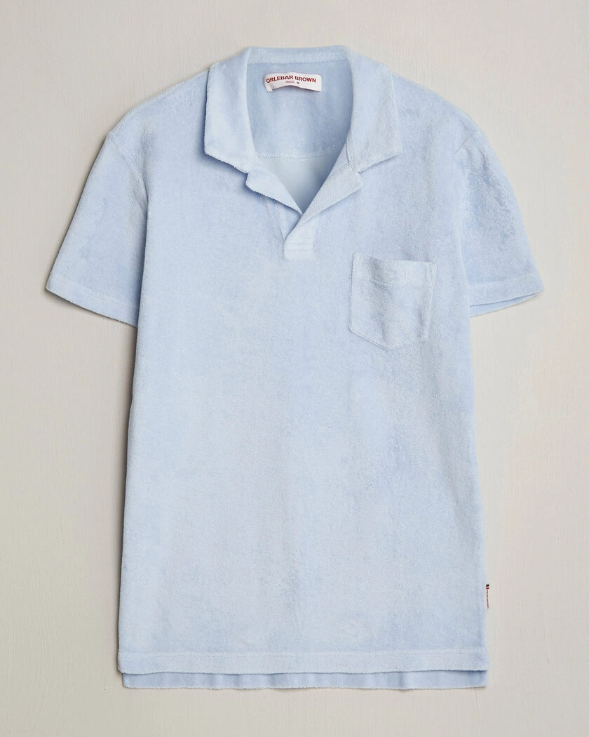 Orlebar Brown Terry Polo Surfside Blue – Blue
