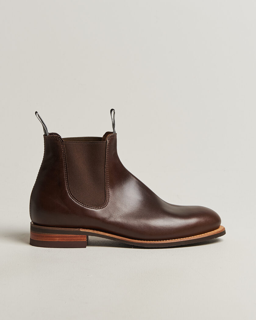 【ヒール新品】 Crockett&Jones Bateman (UK8.5D) Crockett & Jones Chelsea 5 Dk Brown Wax Calf at CareOfCarl.com