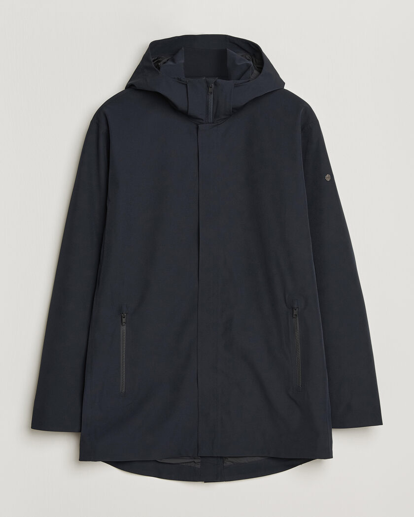 Scandinavian Edition Range III Mid Lenght Waterproof Coat Midnight Blue – Blue
