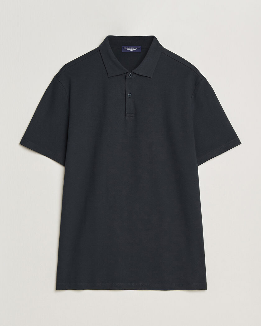 RLX Ralph Lauren Airflow Active Jersey Polo Polo Black at