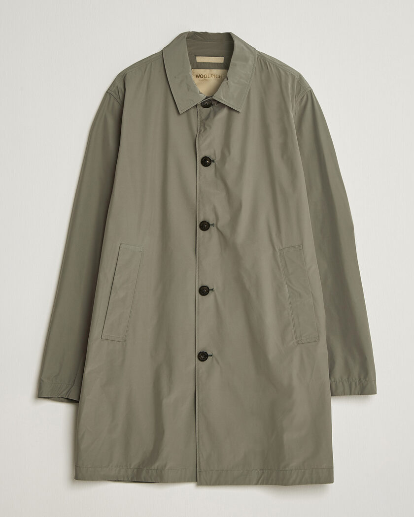 Woolrich Urban Nylon Water Repelent Carcoat Smokey Olive – Green