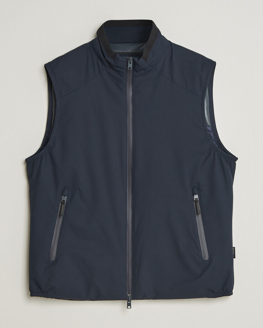 Polo Ralph Lauren Wool Blend Vest Navy Combo at CareOfCarl.com