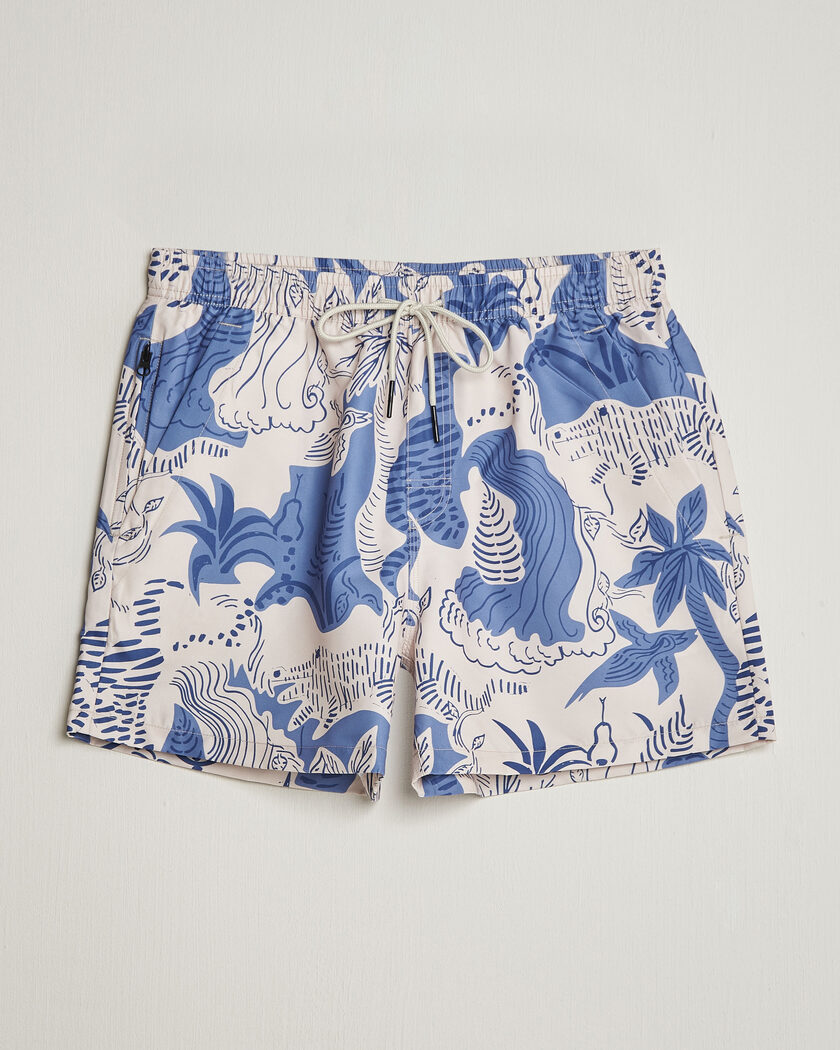 OAS Printed Swimshorts Mystea – Blue