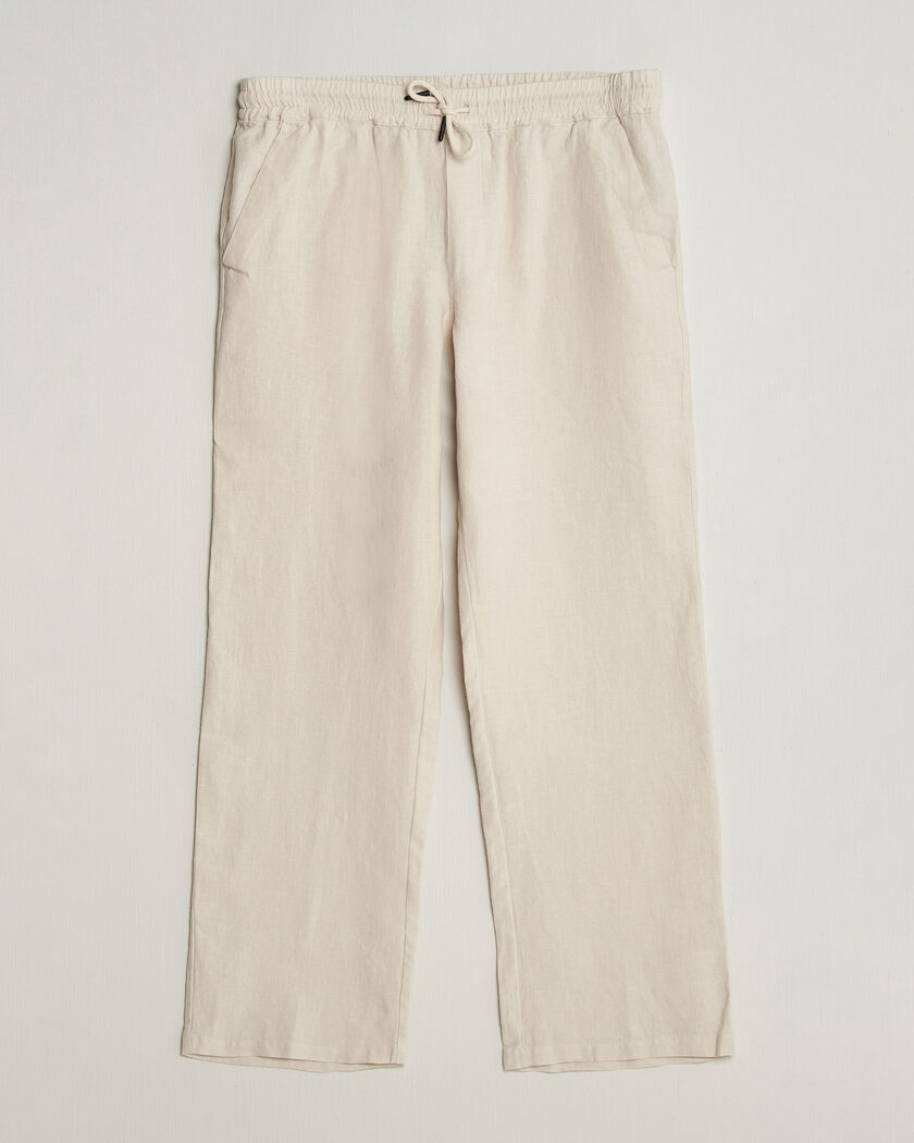 OAS Nino Linen Pants Beige – Beige