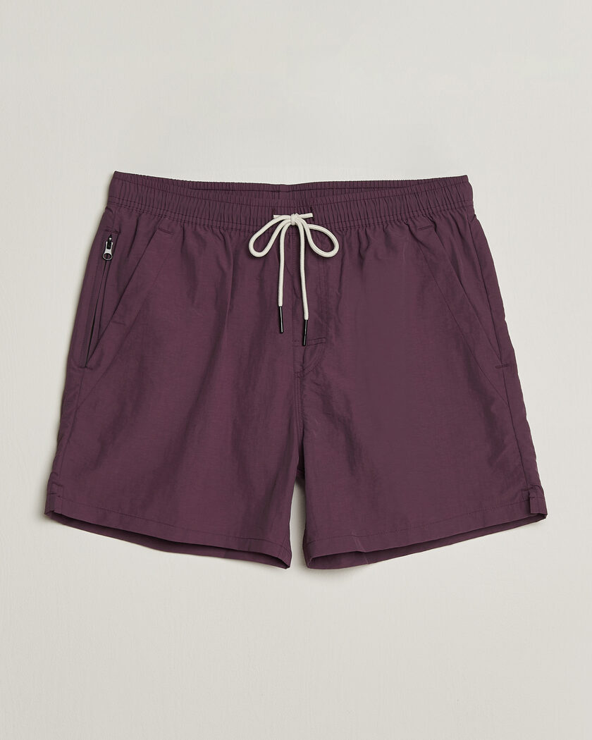 OAS Plain Swimshorts Plum – Red