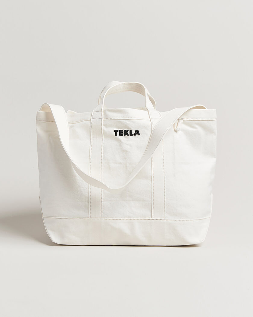 Tekla Beach Bag Ivory – White