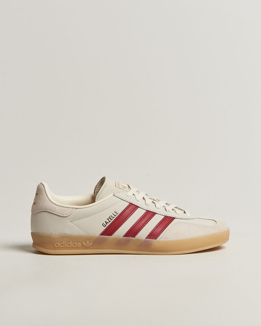 adidas Originals Gazelle Indoor Sneaker White/Red – White
