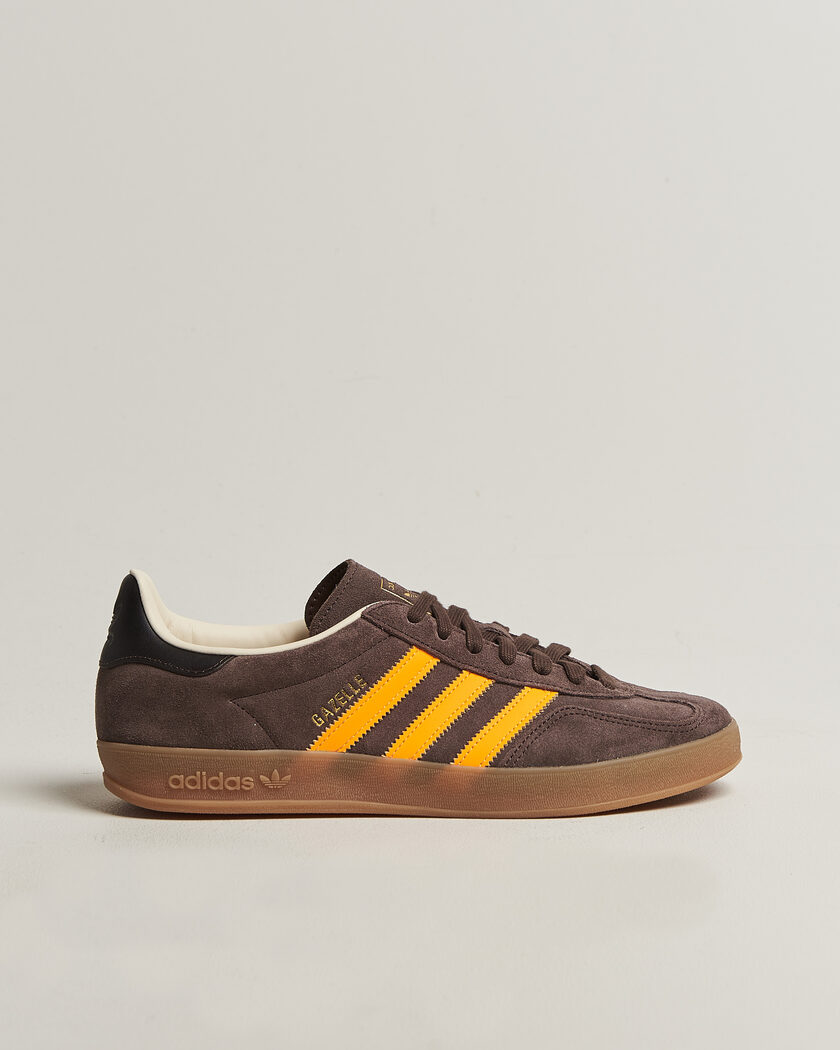 adidas Originals Gazelle Indoor Sneaker Brown/Orange – Brown