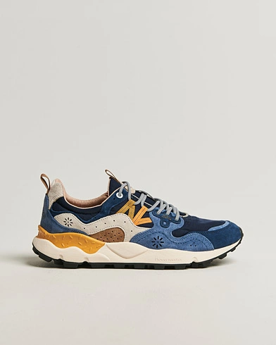Flower Mountain Yamano 3 Suede/Nylon Sneaker Dark Blue – Blue