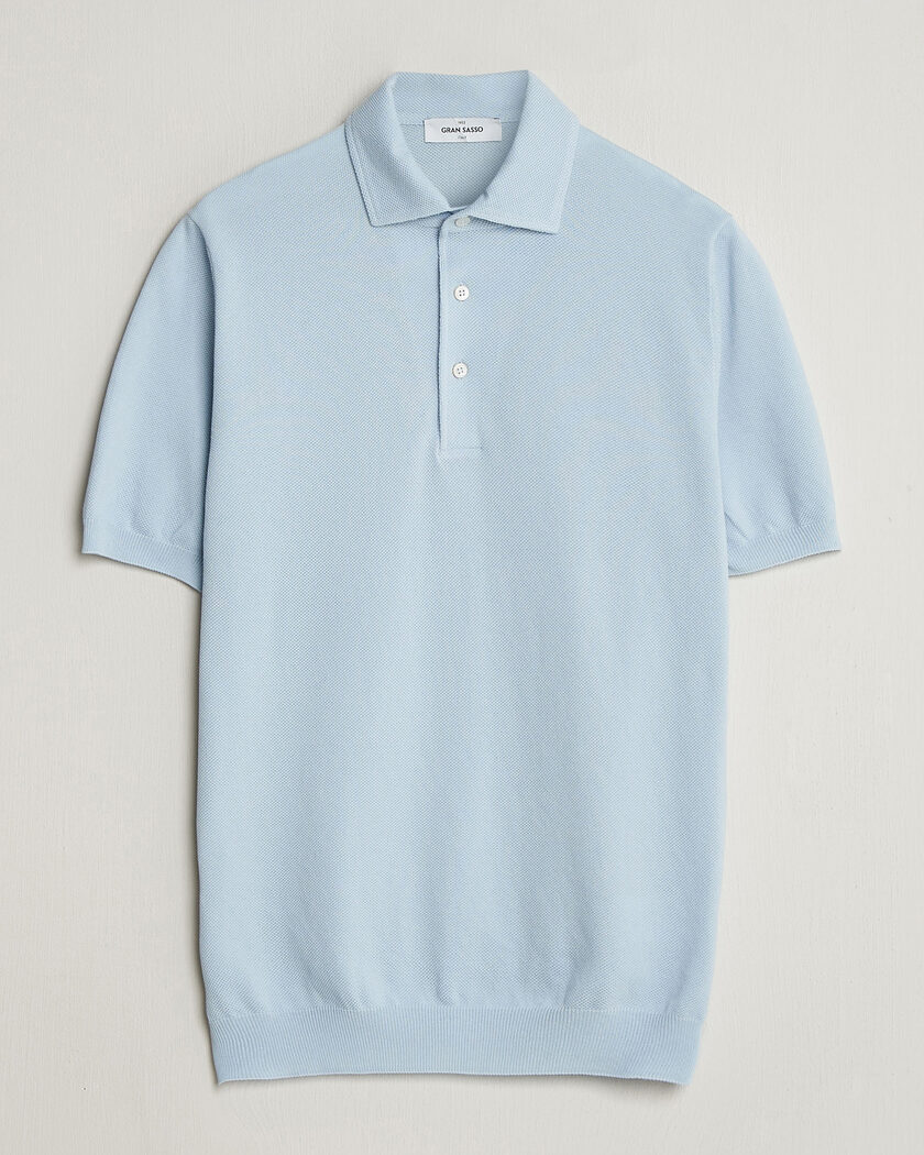 Polo Ralph Lauren Classic Fit Open Collar Polo Office Blue at