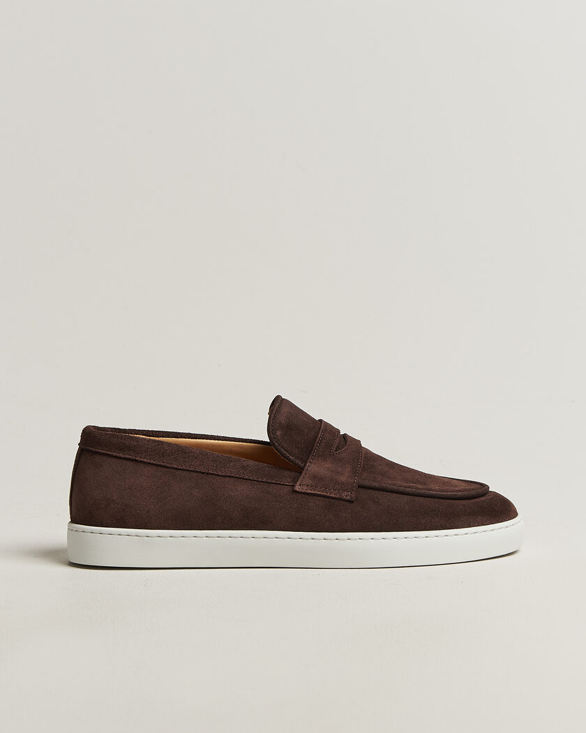 靴 Crockett&Jones BOSTON 2 City Sole 7E Crockett & Jones Boston City Sole Dark Brown Calf at CareOfCarl.com