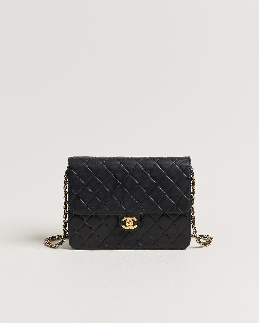 Chanel Pre-Owned Single Flap Bag Black – Black