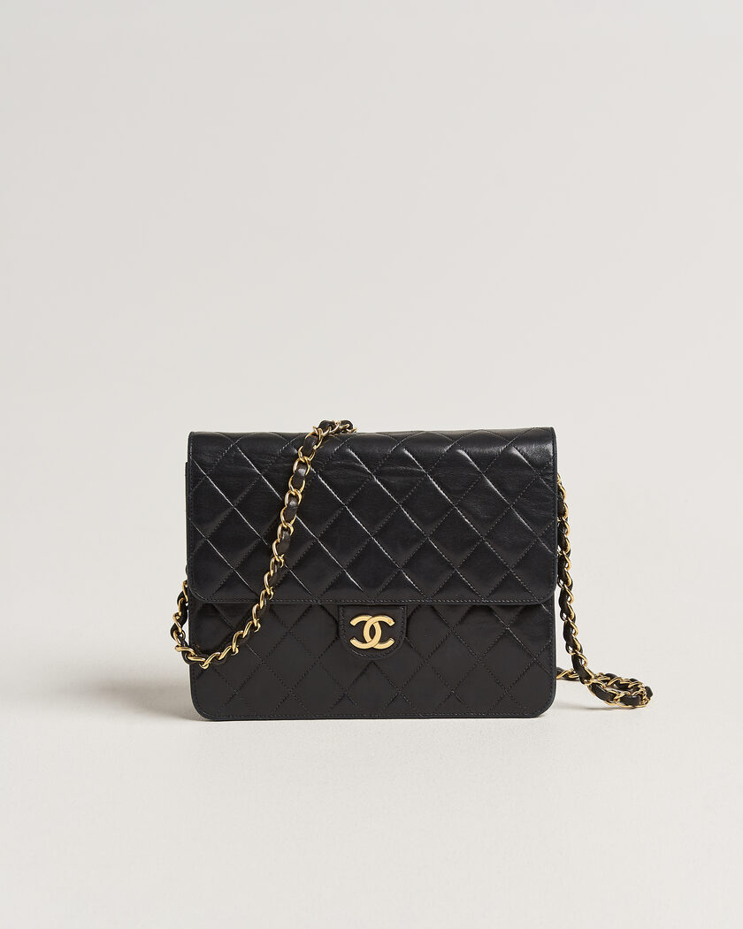 Chanel Pre-Owned Single Flap Bag Black – Black