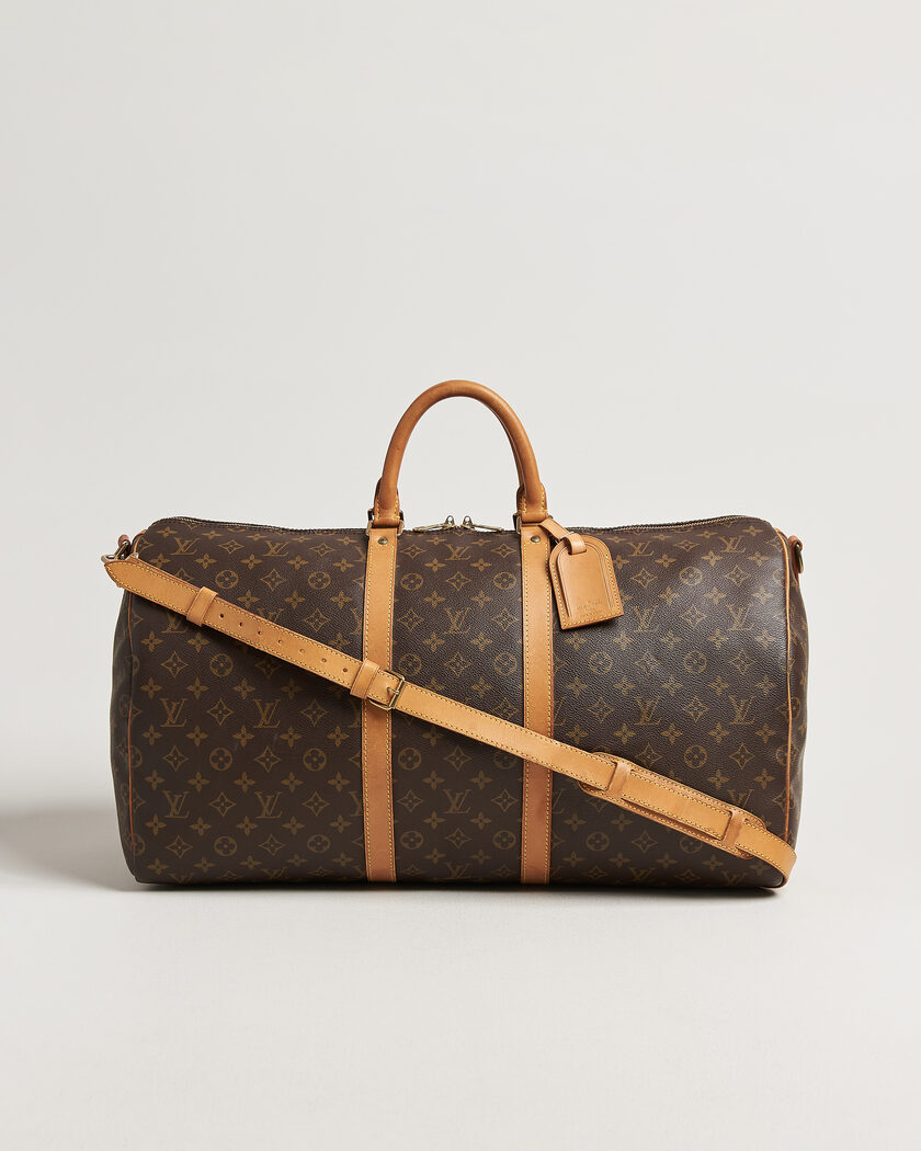 Louis Vuitton Pre-Owned Keepall Bandouliére 55 Monogram – Brown