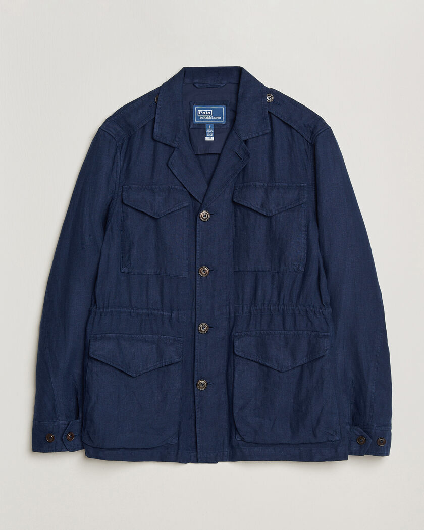 Stone Island David TC Field Jacket Navy Blue at CareOfCarl.com