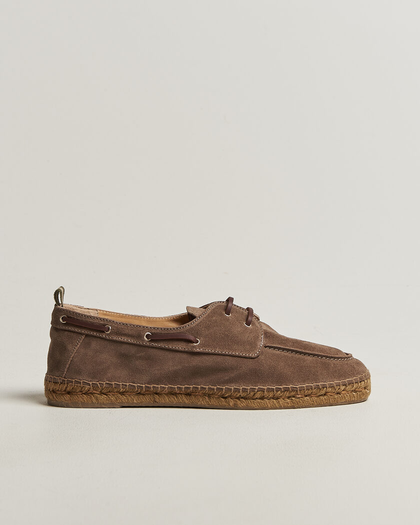 Castañer Nemo Casual Suede Boat Shoe Topo – Brown