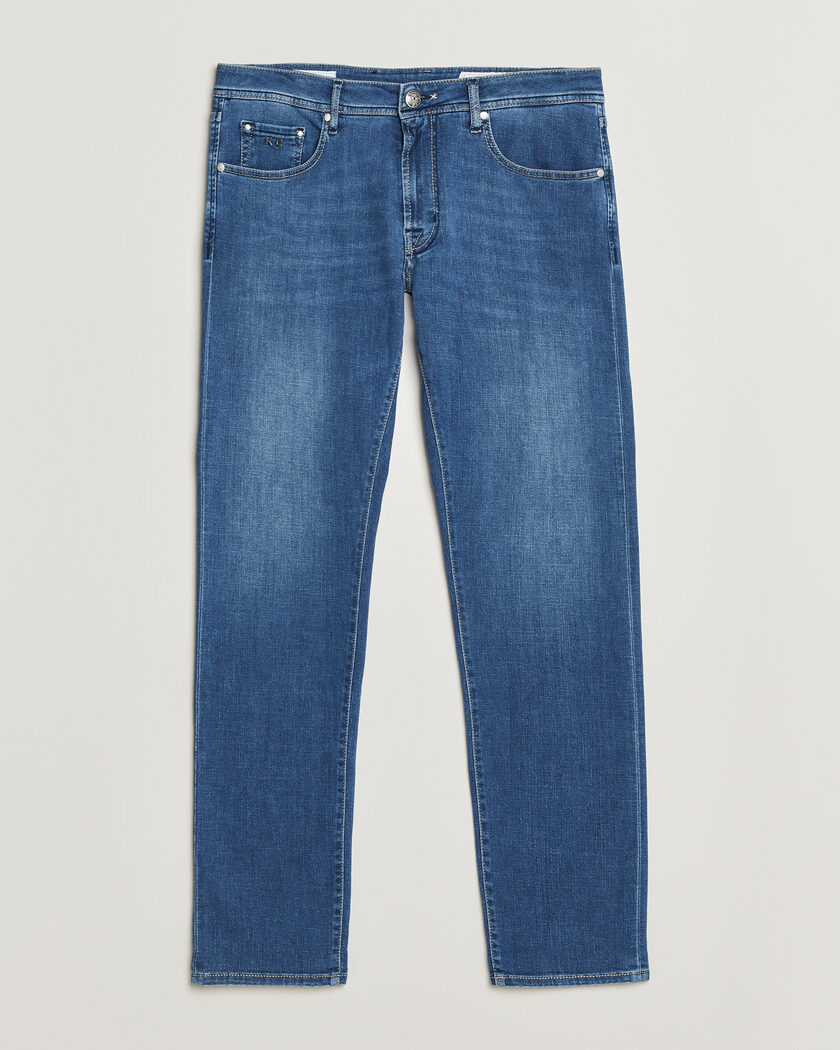 RRL Slim Fit 5-Pocket Denim Once Washed at CareOfCarl.com