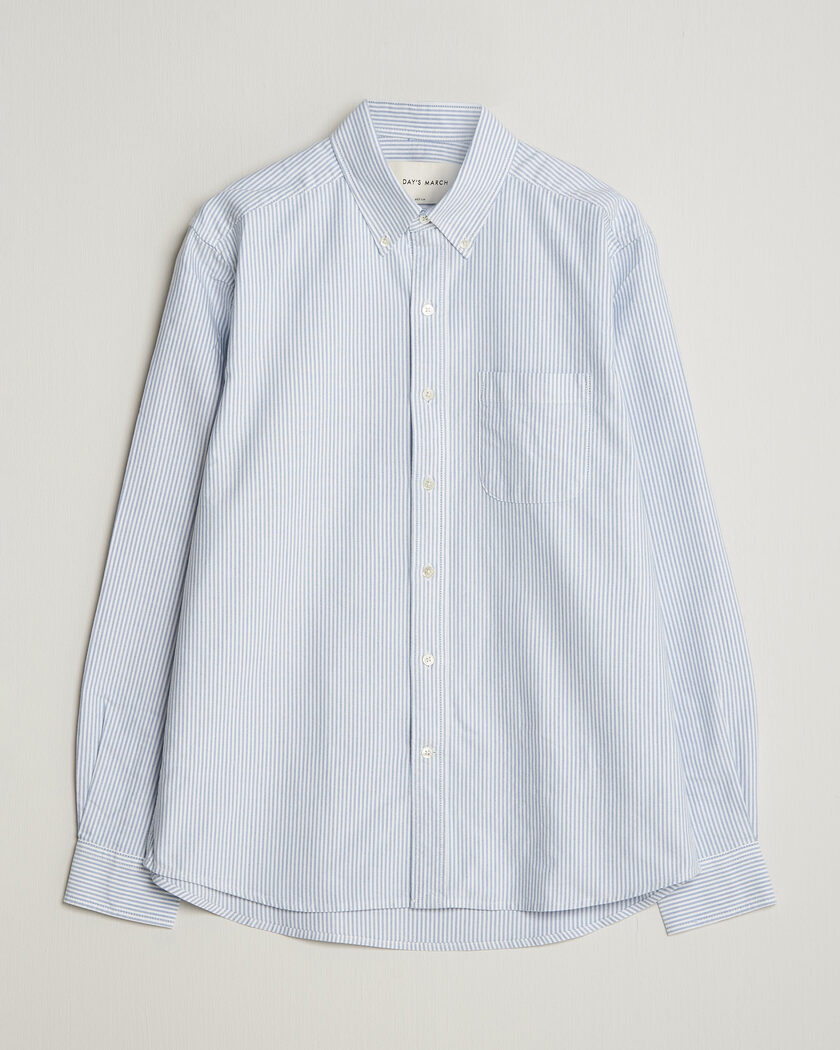 A Day's March Original Oxford Shirt Blue/White – Blue