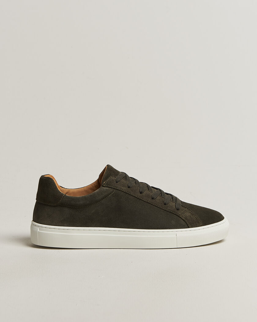 A Day's March Marching Suede Sneaker Olive – Green