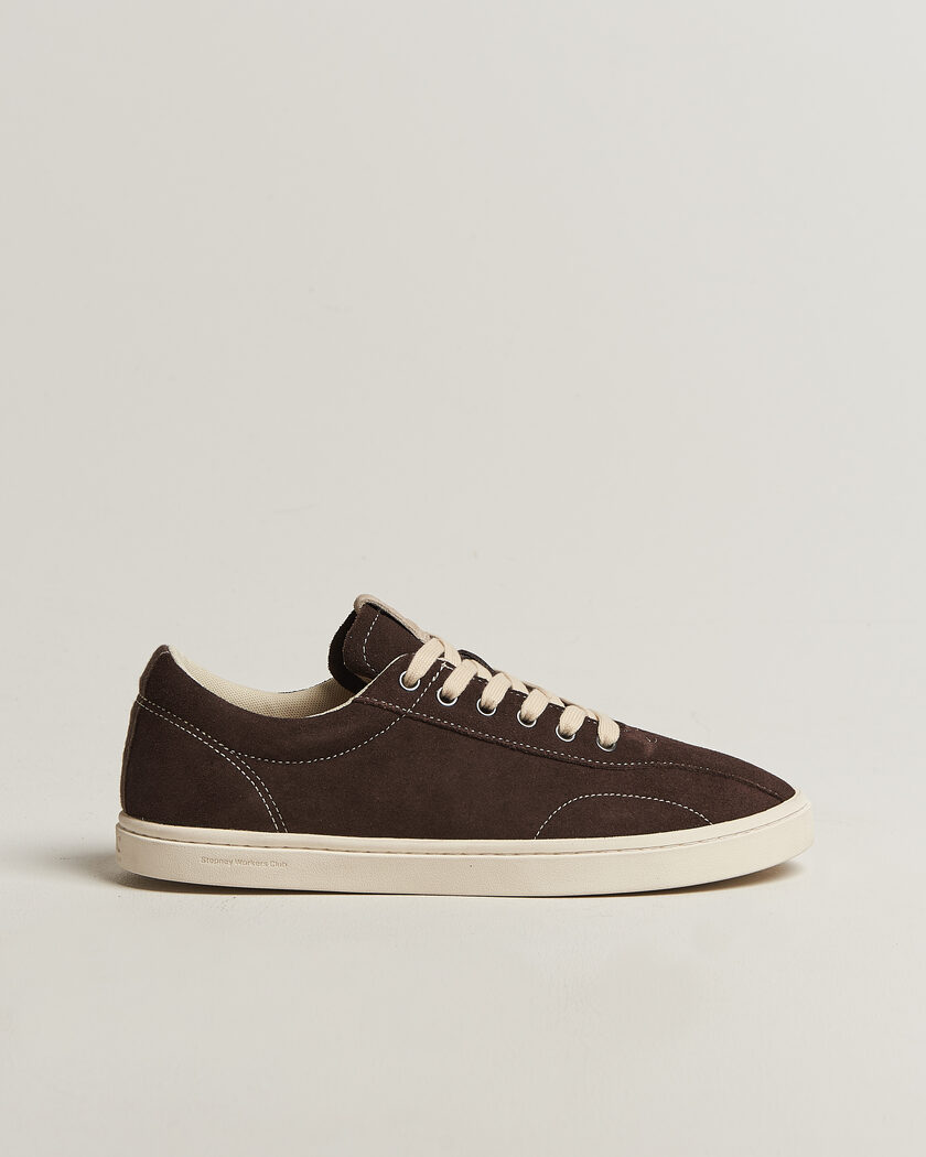 Stepney Workers Club Surma Suede Sneaker Dark Brown – Brown